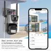 QX81 AI Alarm WIFI Dual 2MP IP Camera - US Plug, Humanoid Recognition - 4