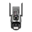 QX81 Humanoid AI Alarm WIFI Dual 2MP IP Camera - EU Plug - 2