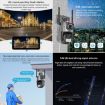 QX81 Humanoid AI Alarm WIFI Dual 2MP IP Camera - EU Plug - 9