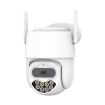 QX82 400W Dual Screen Dual Channel IP Camera, EU Plug, Synchronous Monitoring - 1