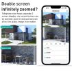 QX82 400W Dual Screen Dual Channel IP Camera, EU Plug, Synchronous Monitoring - 6