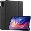 Xiaomi Redmi Pad 2 Leather Smart Case - Black, Custer Texture, 3-Fold Holder - 1