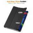 Xiaomi Redmi Pad 2 Leather Smart Case - Black, Custer Texture, 3-Fold Holder - 5