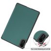 Xiaomi Redmi Pad 2 Green Leather Tablet Case - 3-Fold Holder Cover - 6