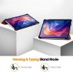 Xiaomi Redmi Pad 2 Red Leather Tablet Case - 3-Fold Holder Cover - 8