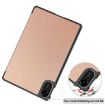 Xiaomi Redmi Pad 2 Rose Gold Leather Tablet Case - 3-Fold Holder - 6
