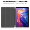 Xiaomi Redmi Pad 2 Purple Leather Tablet Case - 3-Fold Holder Cover - 4