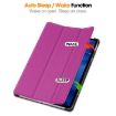 Xiaomi Redmi Pad 2 Purple Leather Tablet Case - 3-Fold Holder Cover - 5