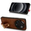 Xiaomi 14 Ultra Leather Wristband Phone Case - Brown - 4