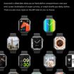 IW9 2.05" Smart Watch with Bluetooth Calls & Blood Oxygen, Rose Gold - 9