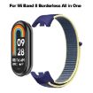 Xiaomi Mi Band 8 Loop Nylon Watch Band - Lime Green Replacement Strap - 2