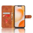 Huawei Enjoy 60X Brown Magnetic Flip Leather Phone Case Skin Feel - 4