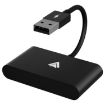 USB + USB-C Wired to Wireless Carplay Adapter for Android - Black - 2