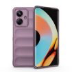 Realme 10 Pro+ 5G Magic Shield TPU Flannel Phone Case - Purple - 1