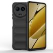 Realme 11 5G Global Magic Shield TPU + Flannel Case Black - 1