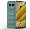 Realme 11 5G Global Magic Shield TPU Flannel Case - Dark Green - 1