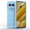 Realme 11 5G Global Magic Shield TPU Flannel Case Light Blue - 1
