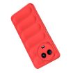 Realme 11 5G Global Magic Shield TPU Flannel Case - Wine Red - 4