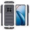 Realme 12 Pro 5G/12 Pro+ Magic Shield TPU Flannel Case - Dark Grey - 3
