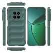 Realme 12 5G Global Magic Shield TPU Flannel Case - Dark Green - 3