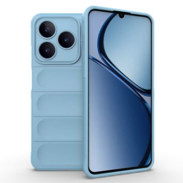 Realme Narzo N63 4G Global Magic Shield TPU Flannel Case Light Blue - 1