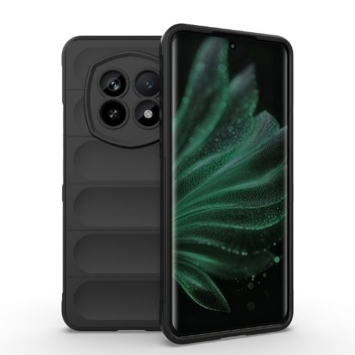 Realme P2 Pro 5G Global Magic Shield TPU Flannel Case Black - 1
