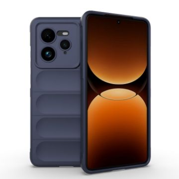 Realme GT 7 Pro 5G Magic Shield TPU Flannel Case - Dark Blue - 1