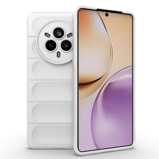 Realme 14 Pro 5G Global Magic Shield TPU Flannel Case White - 1