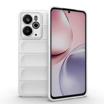 Realme 14 5G Global Magic Shield TPU Flannel Phone Case White - 1