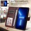 OPPO Reno13/Reno14 Global Brown Calf Texture Flip Leather Phone Case - 3