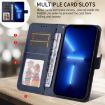 OPPO Reno13 Pro Global Flip Leather Phone Case - Blue Calf Texture - 3
