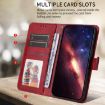 OPPO A5 Pro 5G Red Flip Leather Phone Case - Classic Calf Texture - 3