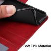 OPPO A5 Pro 5G Red Flip Leather Phone Case - Classic Calf Texture - 6