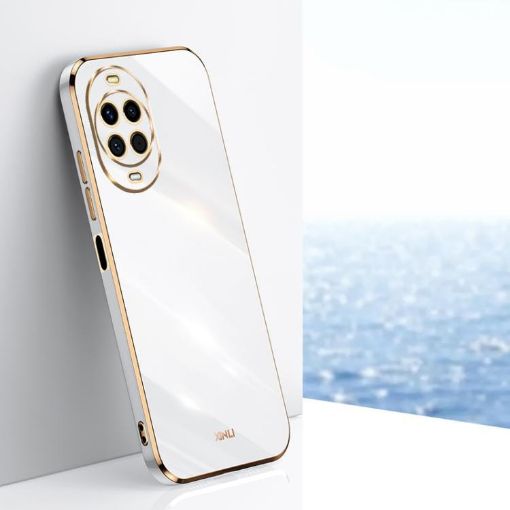 Huawei Nova 14 XINLI 6D Electroplate TPU Phone Case - White - 1