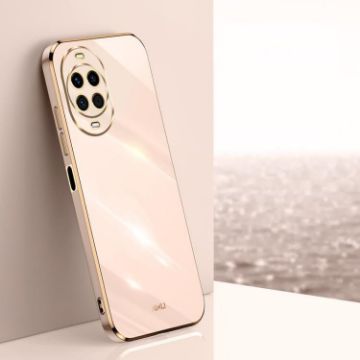 Huawei Nova 14 XINLI 6D Electroplate TPU Phone Case - Pink - 1