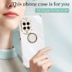 Huawei Nova 14 XINLI 6D Electroplate TPU Case with Ring Holder - White - 2