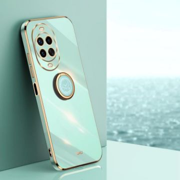 Huawei Nova 14 Ultra Mint Green 6D TPU Case with Ring Holder - 1