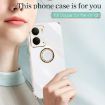 Realme Neo7X XINLI 6D Electroplate TPU Case with Ring Holder - Cherry Purple - 2