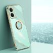Realme Neo7X Mint Green 6D Electroplate TPU Case with Ring Holder - 1