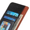 Xiaomi 14 Ultra Black Nappa Texture Leather Flip Phone Case - 7