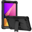 TCL Tab 8 LE Shockproof Silicone Hybrid PC Tablet Case with Holder Black - 1