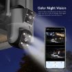 ESCAM PT210 Dual Lens WiFi Camera 2x3MP, Two-way Voice, Motion Detection - 6