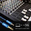 EMK 3.5mm to 6.35mm Gold Plated AUX Cable 1m Dark Blue for PC/X-BOX/PS3 - 7