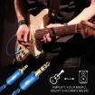 EMK 3.5mm to 6.35mm Gold AUX Cable 2m for PC/X-BOX/PS3/CD/DVD - 8