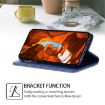 OPPO Find X8 Ultra 5G Blue Cow Texture Magnetic Leather Phone Case - 3