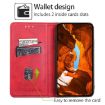 OPPO Find X8s 5G Red Cow Texture Magnetic Leather Phone Case - 2