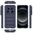Xiaomi 14 Ultra Magic Shield TPU + Flannel Case - Dark Blue - 3