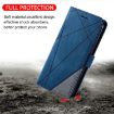 Xiaomi 14 Ultra Blue Leather Phone Case - Skin Feel Splicing Cover - 4