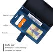 Xiaomi 14 Ultra Blue Leather Phone Case - Skin Feel Splicing Cover - 5