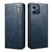 OPPO Reno14 Pro 5G Leather Case - Oil Wax Crazy Horse Texture (Navy Blue) - 1